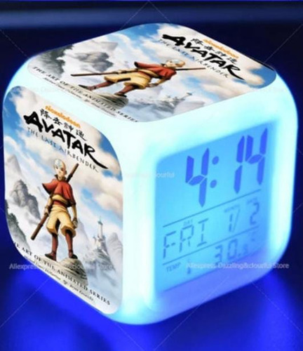 Reloj Despertador Avatar La Leyenda De Ang,zoka, Zuko,katara