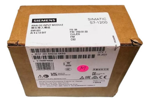 Siemens Modulo Mod. 6es7 231-4hd32-0xb0 Para Plc S7-1200