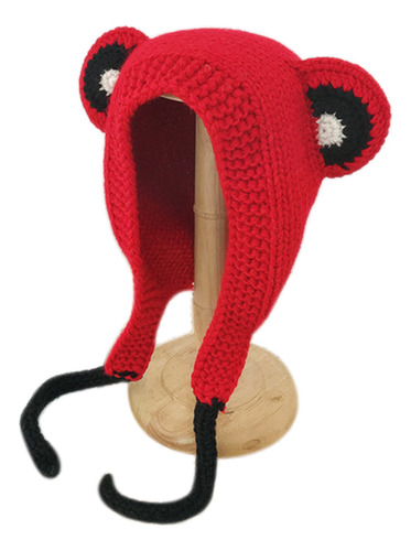 Gorro Para Orejas De Rana Para Mujer, Otoño E Invierno, Ted