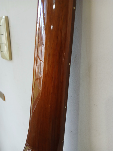 Guitarra Media Caja Con Corte Sin Boca Orellano Luthier Natural