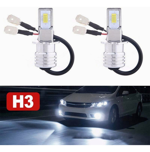 Kit De Focos Led 8000lm Luz Alta/baja/niebla Para Chevrolet