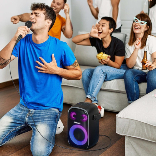 Parlante Tronsmart Halo 110 Halo 110 portátil con bluetooth waterproof negro