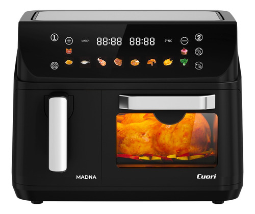 Freidora Sin Aceite + Horno Cuori Magna 4+8 Lt 2400w