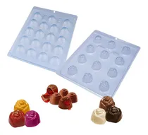 Comprar Kit Formas Chocolate Bombom Cereja Caracol + Bombom Rosa 