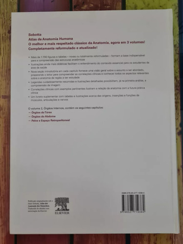 Sobotta Atlas De Anatomia Humana 3 Volumes