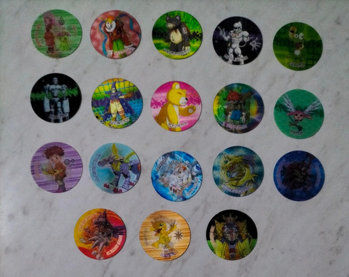 18 Tazos Digimon (Usado)