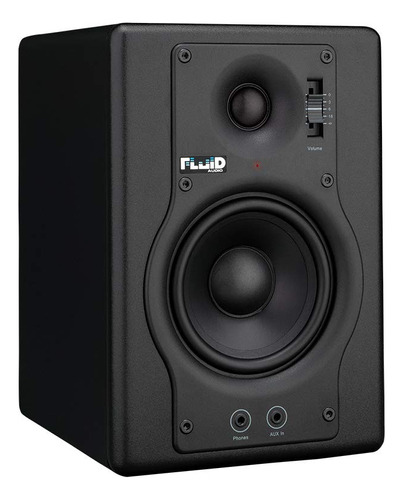Fluid Audio F4 Monitor Estudio Activo 2 Via 4  Negro Par