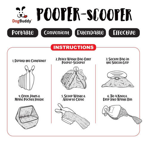 Dogbuddy Recogedor De Excrementos, Recogedor De Excrement...