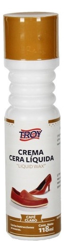 Crema Cera Liquida Calzado Zapato Tenis Piel Colores Troy