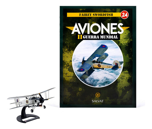 Avión A Escala Fairey Swordfish Salvat Escala 1:72