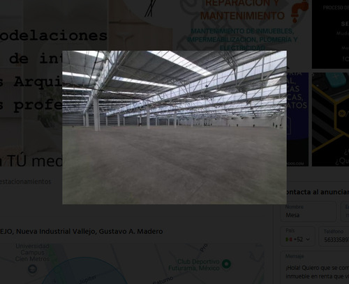 Bodega En Renta Nueva Industrial Vallejo Kf246