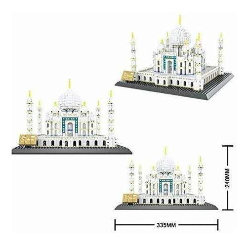 Imagen 3 de 4 de Juego De Construccion - Dragon Blok Architect: Taj Mahal Bui