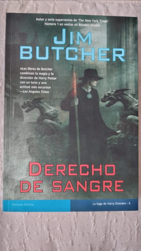 Derecho De Sangre De Jim Butcher Editorial De La Factoría 