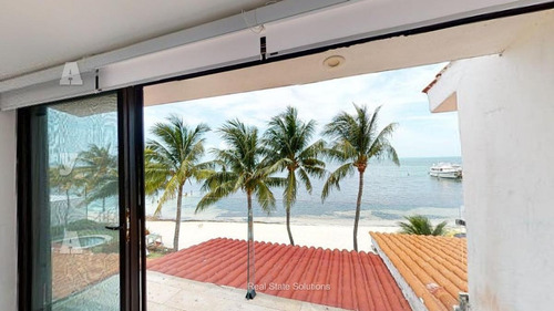 Imagen 27 de 30 de Casa En Venta/renta Amueblada, 5 Recámaras Frente Al Mar, Zona Hotelera, Cancún