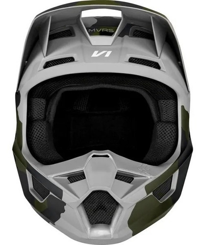 Capacete Fox V1 Mvrs Przm Camo Fosco Camuflado Motocross