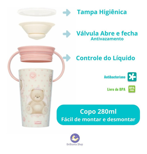 Imagem 6 de 8 de Kit Para Bebê Copo E Pote Tigela Antivazamento Não Derrama
