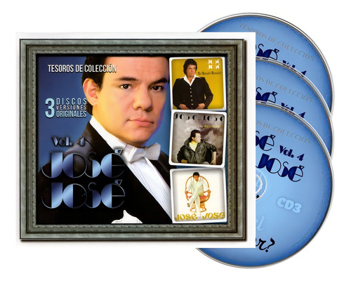 Colecção Jose Jose Treasures Volume 4, caixa 3, discos de CD