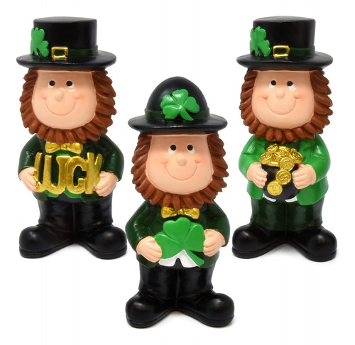 Día De San Patricio Leprechaun Figuras Decoraciones De...