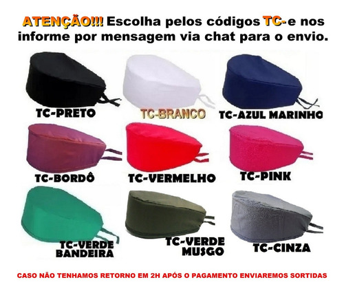 Imagem 7 de 8 de Kit 25 Toucas Cirurgica Bandana Cozinha Veterinária Dentista