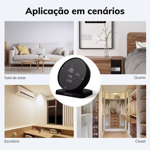Central Controle Wi-fi Infra Vermelho Com Sensor Temperatura