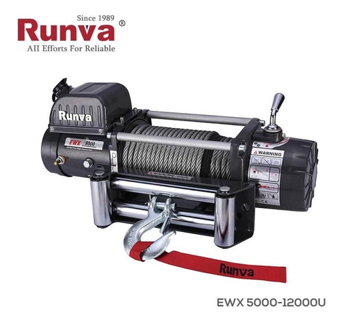 Winche Arrastre 9500 Libras Marca Runva 12 Volt