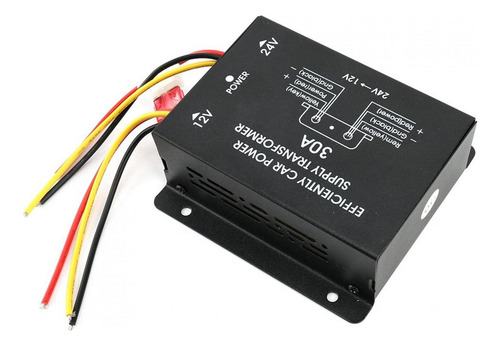 . Convertidor Dc-dc De 24v A 12v, Reductor De Voltaje De