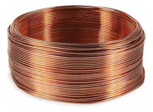 Alambre Desnudo De Cobre Calibre #12 Rollo X 100m Centelsa