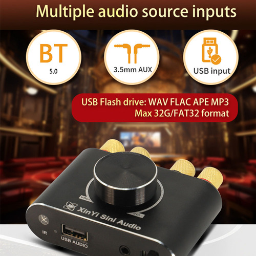 Amplificador De Potencia... Sonido Para Audio De Coche, Ampl