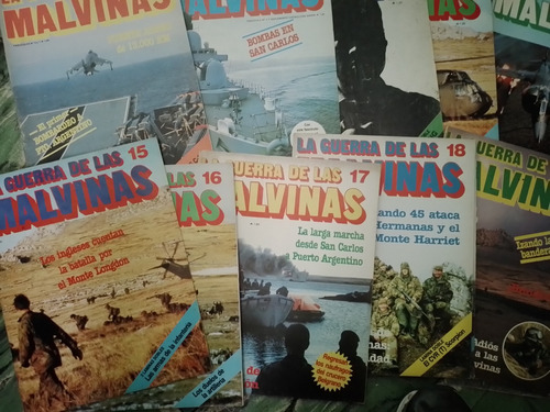 Lote De 16 Revistas - La Guerra De Las Malvinas 