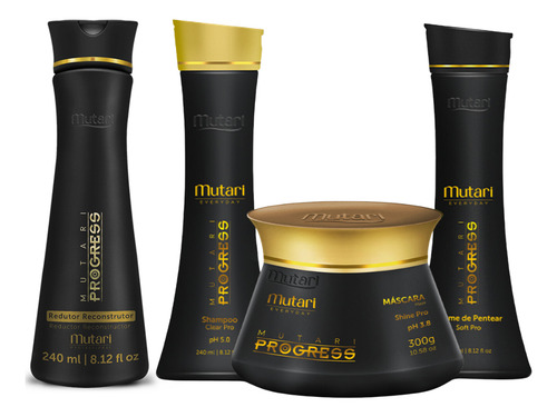 Mutari Progressiva + Kit Pós Progressiva Hidratação + Liso
