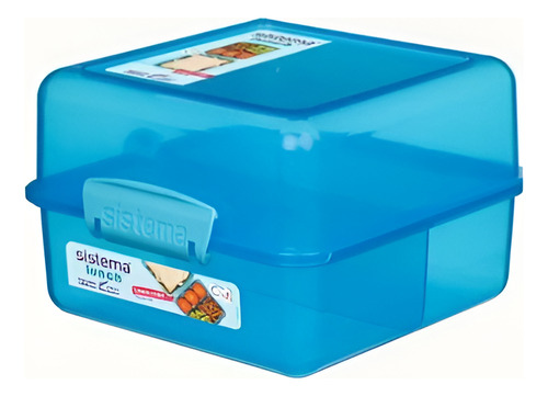 Contenedor Alimentos Sistema Lunch Cube Ideal Colaciones