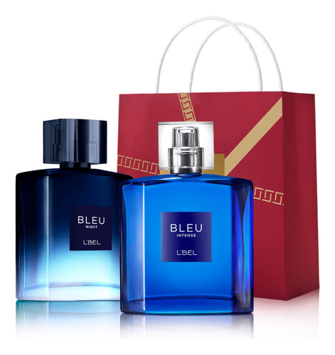L'bel - Kit De Perfumes Para Hombre Bleu Intense 100ml, Bleu