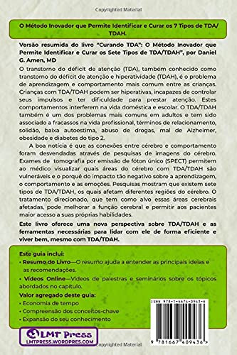Livro: Resumo & Guia De Estudo - Curando Tda/tdah: O Méto...
