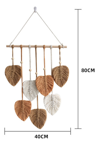 Macramé R8leaf Para Colgar En La Pared, Habitación Bohemio,