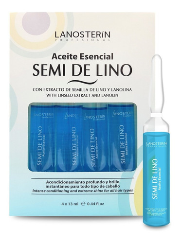 Lanosterín / Aceite Esencial Semi De Lino Caja X 4(0524804)