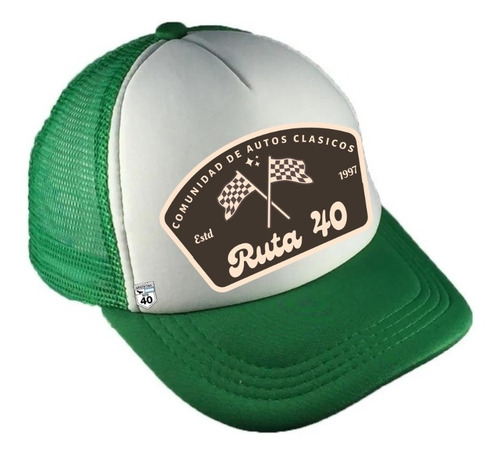 Imagen 5 de 6 de Gorra Trucker Carreras Curva Regulador Doble