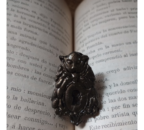 Anillo Steampunk De Cerradura Barroca