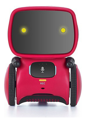 Robô De Controle De Voz Interativo Para Crianças Inteligente Cor Vermelho