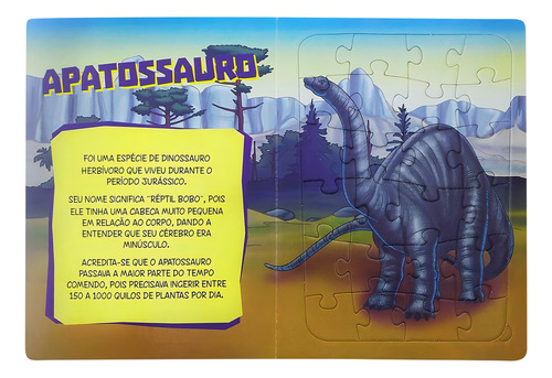 Dinossauros Em Quebra-cabeça, De (ilustrado(es) Por) Belli Studio. Editorial Todolivro Distribuidora Ltda., Capa Dura Em Português, 2020