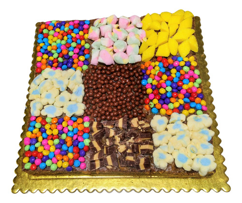 Bocaditos Dulces - Brownies (c/toppings X 9un- Mediano)