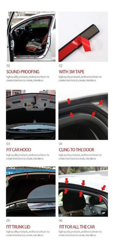 Bh Tiras De Vedação Da Porta Do Carro 5 M Auto Borracha
