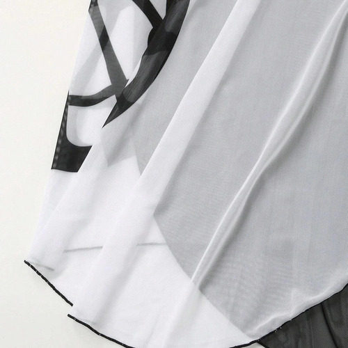 Vestido Tipo Para La Playa Envolvente Con Tirantes Finos Ves