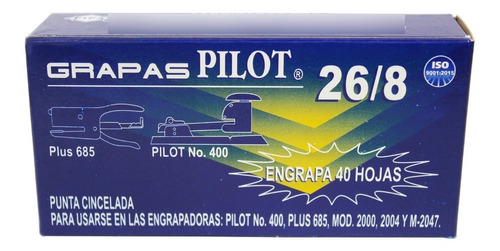 Grapa Para 40 Hojas 26/8 Fifa Pilot 