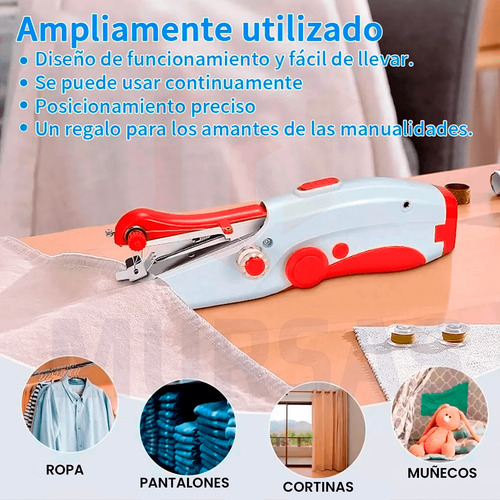 Mini Maquina De Coser Manual Pequeña De Mano Multifuncional