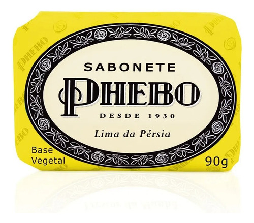 Kit C/12 Sabonete Vegetal Phebo Lima Da Pérsia 90g