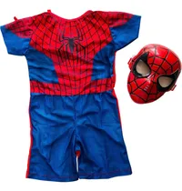 Comprar Fantasia Do Homem Aranha Infantil 2u002F10 Anos Cu002Fmáscara Rigida