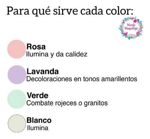Primers Faciales En Crema Para Corrección De Color, 40ml