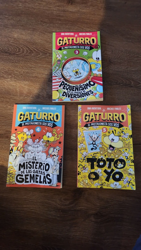 Tres Libros De Gaturro