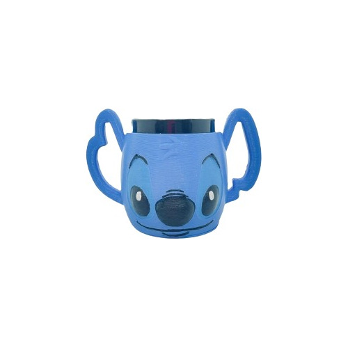 Taza Stitch Impresion 3d Pintado A Mano