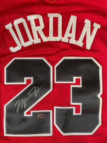 Jersey Autografiado Por Michael Jordan Autografo Certificado